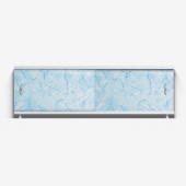 Экран для ванн 1,7м ОПТИМА пластик /голубой мрамор/
