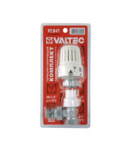Комплект для радиатора терморегулирующий угл.1/2" /термоголовка,клапаны/ Valtec